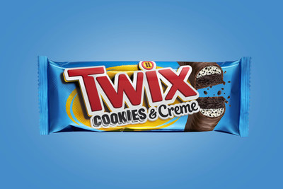 TWIX Cookies & Creme is now available on store shelves nationwide as the newest edition to the TWIX flavor lineup. The newest TWIX flavor is a fun, flavorful twist on the classic, featuring chocolate cookie bars, an all-new, soft-creme center packed with crunchy cookie bits, all while covered in creamy milk chocolate.