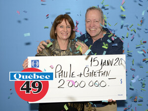 Saguenay-Lac-Saint-Jean : les nouveaux multimillionnaires trouvés - Un couple remporte le gros lot de 2 000 000 $ au Québec 49