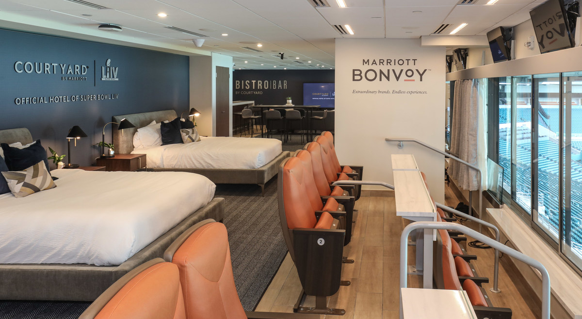 Take Your NFL Passion on the Road with “The Ultimate Upgrade” from  Courtyard by Marriott and Marriott Bonvoy This NFL Season and You May Wake  Up in the Courtyard Super Bowl Sleepover