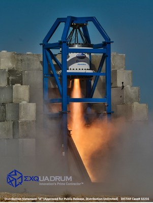 Exquadrum, Inc. successfully completed the Technology Maturation Event (TME) full-scale, hot-fire test of the company&rsquo;s revolutionary new rocket being developed to accomplish the DARPA Operational Fires (OpFires) advanced tactical weapon system mission objectives. The team of Exquadrum and Dynetics, of Huntsville, Alabama, are working jointly to develop the second stage of the OpFires weapon system.