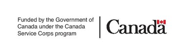 Logo: Funded by the Government of Canada under the Canada Service Corps program (CNW Group/Cirque Hors Piste)