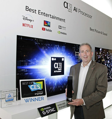 LG ELECTRONICS COLLECTS RECORD NUMBER OF AWARDS AT CES 2020 (CNW Group/LG Electronics Canada)