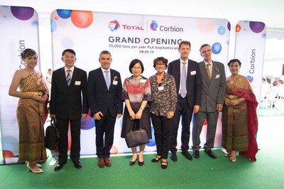 Thailand Board of Investment (BOI) Secretary General Duangjai Asawachintachit attended the grand opening ceremony of the Total Corbion PLA (Thailand) Ltd. plant back in September 2019.