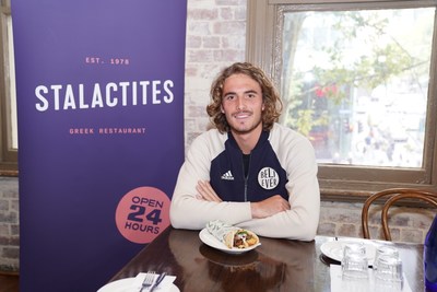Tennis Young Gun Stefanos Tsitsipas Honoured with Special Edition Souvlaki with 100% of Sales Going to Bushfire Relief