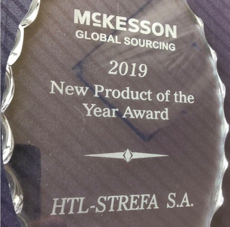McKesson Global Sourcing presented HTL-STREFA with the 2019 New Product of the Year Award for the Prevent® DropSafe™ Safety Pen Needle.