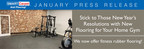 SMART Carpet and Flooring Issues New Year's Resolution Reminder: 'Remember Your Promise to Lose Weight and Stay Fit This Year? Get Started With Brand New Flooring for the Home Gym'