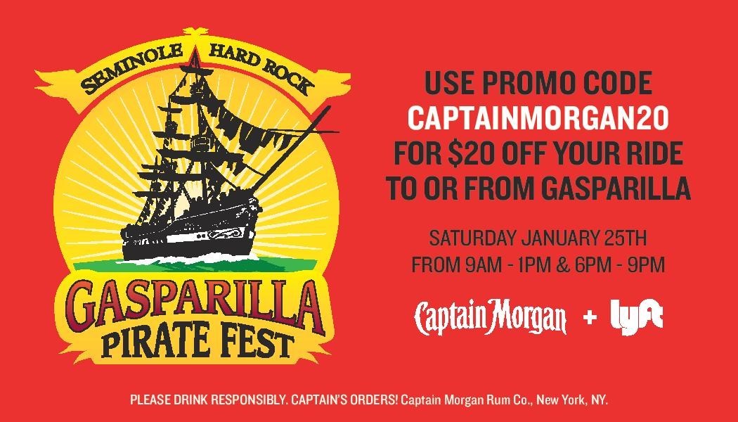 Captain Morgan Comes Through For Its Crew With Free Tickets To Gasparilla For Fellow Morgans