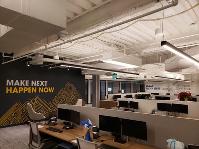 Workspace in Silicon Valley Bank's Denver office