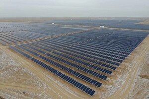 Первая масштабная наземная электростанция Risen Energy с системой трекинга подключена к энергосети Казахстана