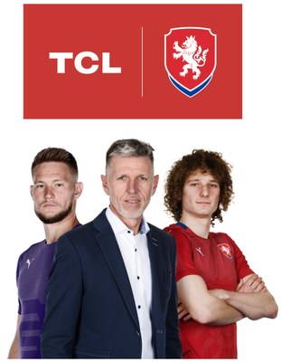 TCL Becomes Premium Partner of the Czech National Soccer Team Goalkeeper Mr. Tom? Vaclk, Head Coach-Mr. Jaroslav ?ilhav, Main attacker-Mr. Alex Krl