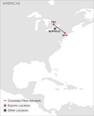 Crosslake Fibre Selects Equinix to Terminate Its Digital Gateway Between Toronto and New York