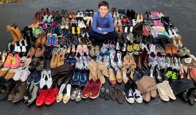 Aristocrat Limousine New Jersey Local Boy to Collect 25,000 Pairs of Shoes to Donate to Charity