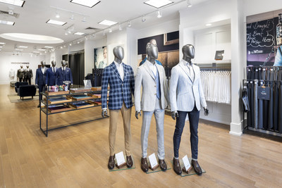 The new showroom is INDOCHINO’s fifth in the GTA and marks a homecoming for INDOCHINO’s President & CEO, Drew Green, who was born and raised in Scarborough. (CNW Group/Indochino Apparel Inc.)