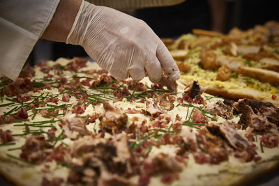 Hormel Foods creates the 54 topping pizza for the 54th annual Big Game.
