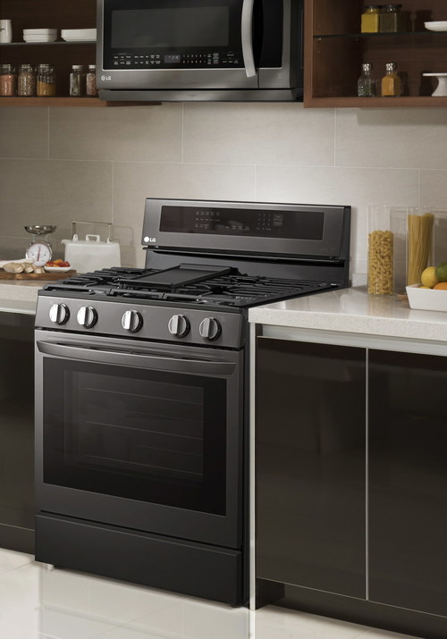 LG Electronics USA is delivering a better cooking experience at home with the launch of four new smart ranges featuring the brand’s iconic “knock on” InstaView™ technology along with Air Fry functionality for faster, healthier meals made conveniently at home.