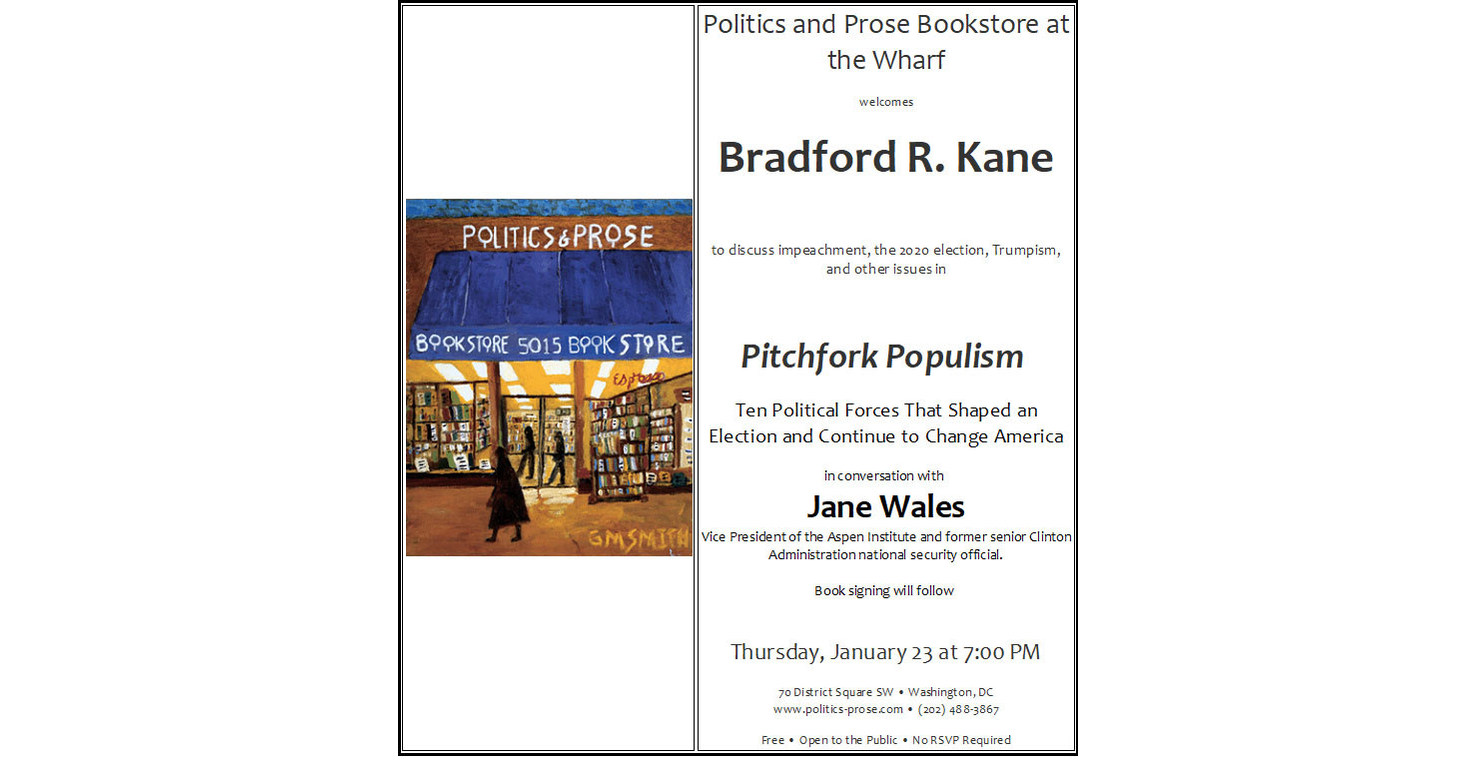 Book Release & Event Pitchfork Populism Explains America's Political