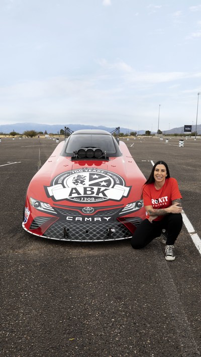 Alexis DeJoria returns to Drag Racing This Season and Announces Two Major New Sponsors, ROKiT Phones and ABK Beer.