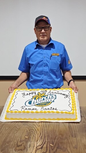 Church's Chicken® Team Member Celebrates 40 Years of Service with the Brand