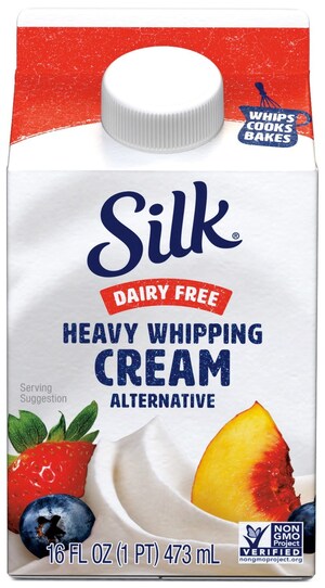 Silk® Launches First-Ever Dairy-Free Heavy Whipping Cream Alternative in Grocery Stores