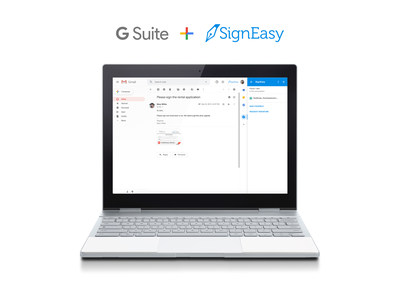 Access SignEasy within G Suite by installing the Add-on from the G Suite Marketplace