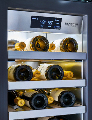 Another unique smart appliance innovation highlighted at KBIS, the True Sommelier™ app (available exclusively on Signature Kitchen Suite’s award-winning integrated wine column re-frigerators), helps wine aficionados manage their at-home collections. Powered by Wine Ring’s patented machine learning, this is the first smart software that learns preferences and makes wine recommendations, including food and wine pairings, for individuals and groups based on the wines stored in the user’s cellar.