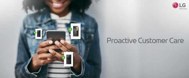 Maintenance and service solutions are  easier than ever with LG’s revolutionary new customer service platform, LG Proactive Customer Care – an industry-first personalized customer care offering powered by AI for unrivaled product user support.