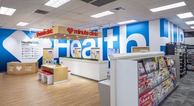 Ubicación de un centro HealthHUB® en una tienda de CVS Pharmacy (PRNewsfoto/CVS Health)