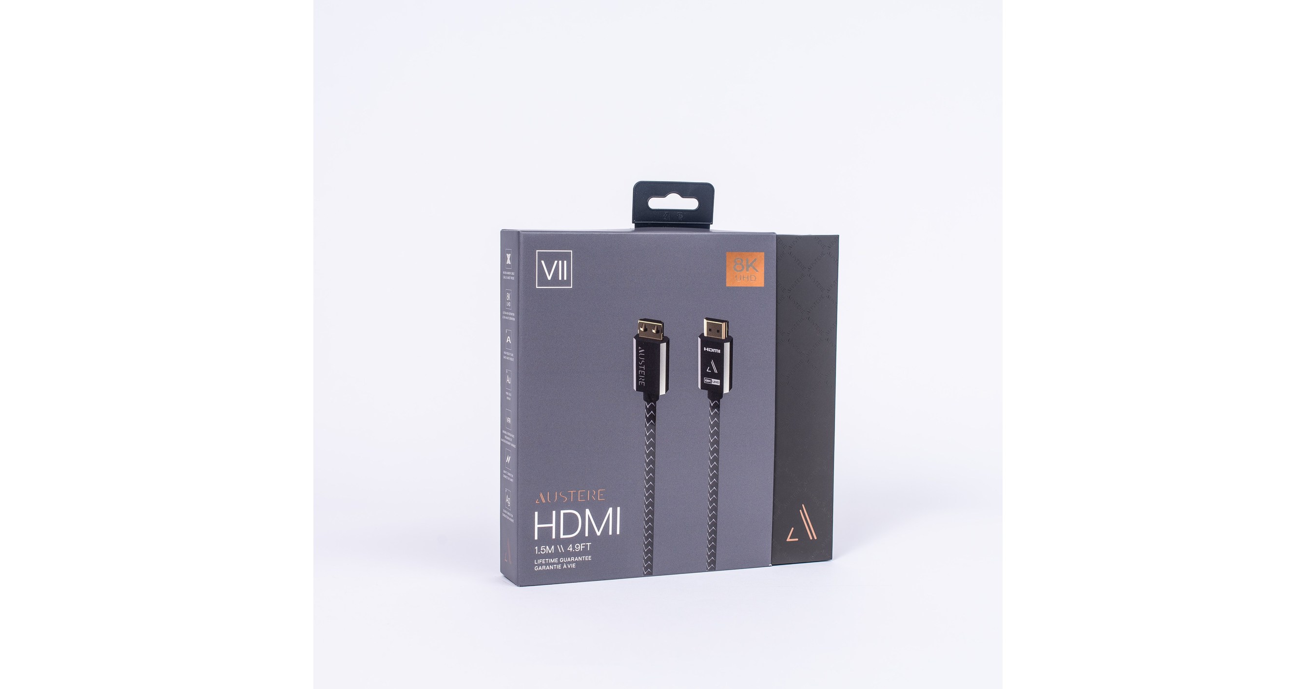 Austere VII Series 8K Ultra-High Speed 48Gbps HDMI Cable - 1.5m