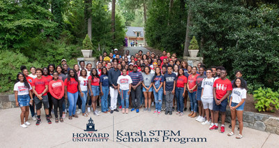 Howard University proudly announces a generous $10 million gift from the Karsh Family Foundation to endow its prestigious and highly competitive Bison STEM Scholars Program, which will be renamed the Karsh STEM Scholars Program (KSSP).