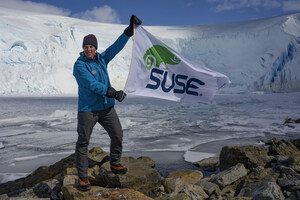 SUSE Joins Forces with Endurance Athlete Lewis Pugh; Sponsors World's First Swim in East Antarctic Supra-Glacial Lake to Fight Climate Change and Create 1 million sq km Marine Protected Area