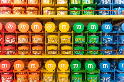 Example merchandise in the new M&M’S experiential stores coming to Disney Springs®, Mall of America® and Berlin.