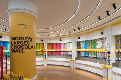 Example layout of the new M&M’S experiential stores coming to Disney Springs®, Mall of America® and Berlin.