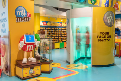 Example layout of the new M&M’S experiential stores coming to Disney Springs®, Mall of America® and Berlin.