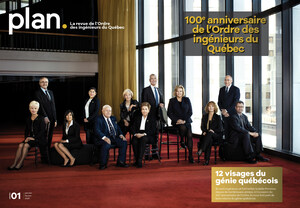 1920-2020 : l'Ordre des ingénieurs du Québec publie une édition spéciale de la revue PLAN pour marquer son 100e anniversaire