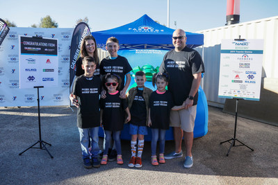 The Martinez family received a newly refurbished van from Farmers Insurance and Caliber Collision as part of the National Auto Body Council's Recycled Rides program on January 23, 2020.
