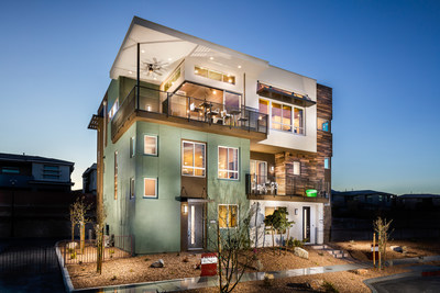 Exterior of Viewpoint Model Home at Trilogy in Summerlin