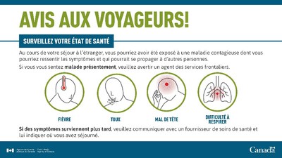 Avis aux voyageurs! (Groupe CNW/Agence des services frontaliers du Canada)