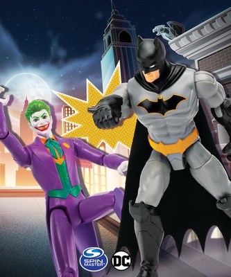 Spin Master launches a new line of innovative DC toys featuring Batman, beginning its licensing partnership with Warner Bros. Consumer Products and DC. (CNW Group/Spin Master)