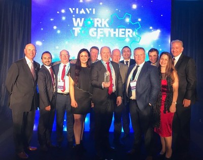 Butler Technologies received the Velocity Pinnacle Award during the VIAVI EMEA Regional Sales Conference gala on November 6, 2019.