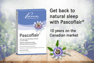 Pascoflair® can help with falling asleep faster and waking up feeling refreshed. (CNW Group/Pascoe Canada)