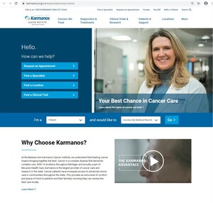 Karmanos Cancer Institute Launches Redesigned Website
