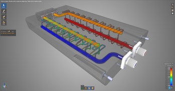 In ANSYS 2020 R1, ANSYS Discovery Live introduces a steady-state fluids solver for quickly solving thermal mixing scenarios and parametric studies.