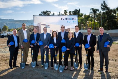 From left to right: David Pepper, chief development officer, Choice Hotels; Joseph Seager, partner, CPG-PE Management; Tim Trout, partner, Paladin Equity Capital; Pat Pacious, president and chief executive officer, Choice Hotels; Elena Pu, partner, Paladin Equity Capital; Philip Powers, partner, Paladin Equity Capital; Anna Scozzafava, vice president, brand strategy and operations, extended stay, Choice Hotels; Tobin Koziol, partner, Paladin Equity Capital; Christian Hart, partner, CPG-PE Manage