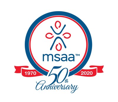 MSAA's special edition 50th Anniversary logo.