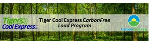 Tiger Cool Express Launches CarbonFree Load in Partnership with Carbonfund.org