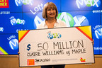 Rêvez au MAX : Une résidente de Maple très reconnaissante d'un gros lot  de 50 millions $ remporté à LOTTO MAX