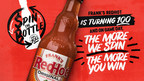 Frank's® RedHot® Invites Everyone to Join Live Spin the Bottle Game on Sunday, February 2nd