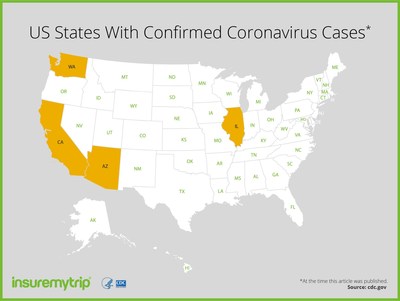 2019 Novel Coronavirus (2019-nCoV) in the U.S. (Source: CDC 1/27/20)