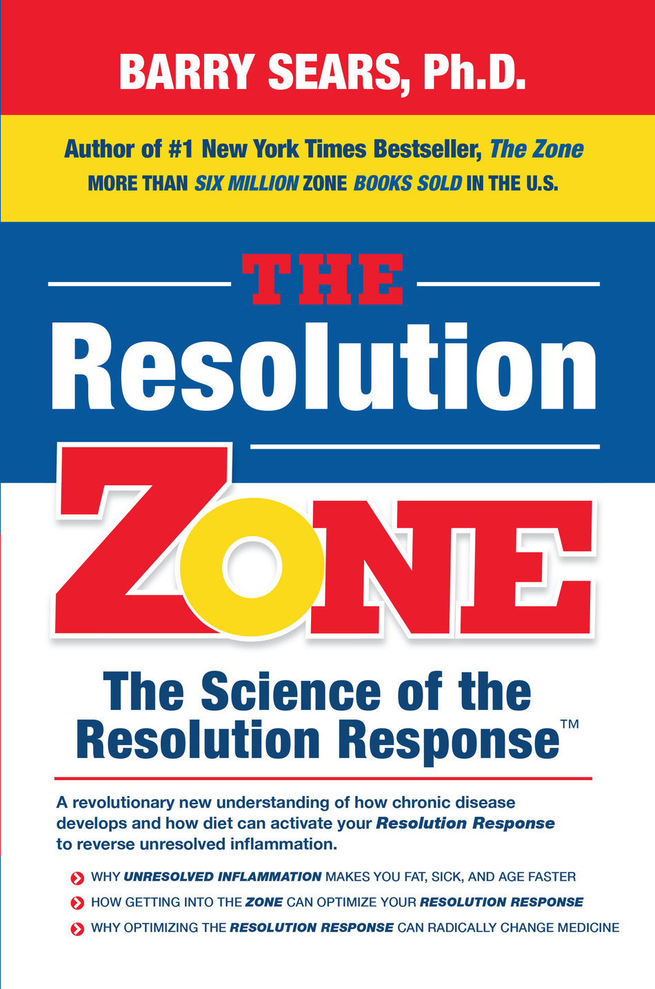 New Book Release The Resolution Zone by Dr. Barry Sears