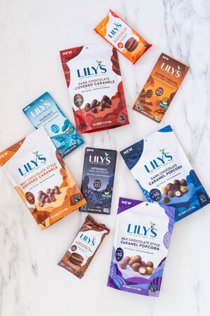 Lily's Sweets Launches New Confections that Make it Easy to Realize Life without Sugar Can Be Pretty Sweet